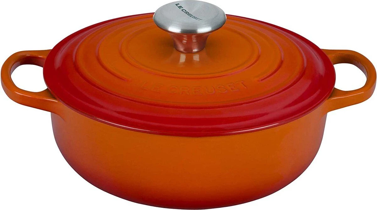 Le Creuset Signature Sauteuse ø 24 Cm Gietijzer Vulcanique 3 Le Creuset Signature Sauteuse ø 24 Cm Gietijzer Vulcanique