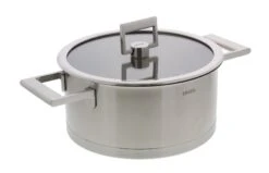 Cristel Strate Kookpan Met Glazen Deksel ø 22 Cm Rvs