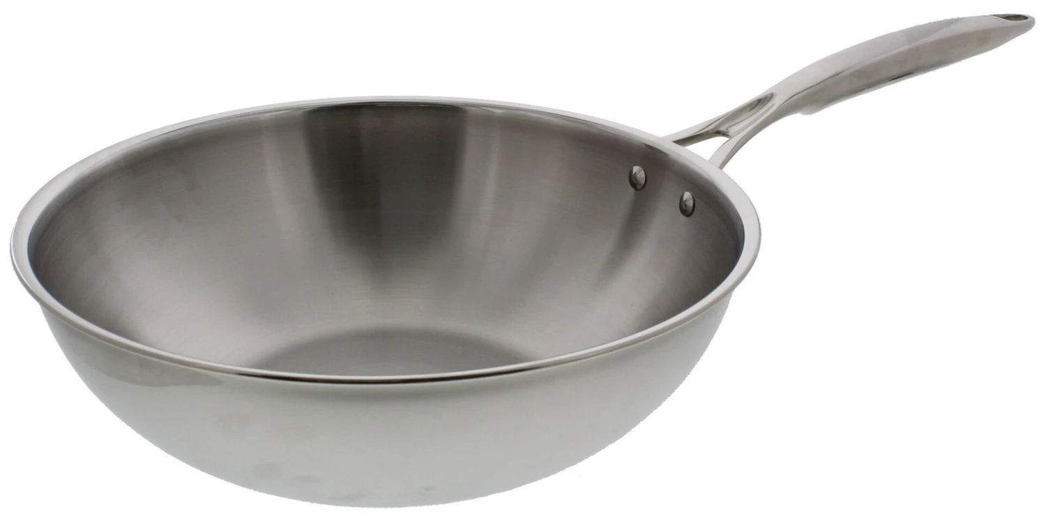 Cristel Castel'Pro Multiply Wok ø 30 Cm Rvs 3 Cristel Castel'Pro Multiply Wok ø 30 Cm Rvs