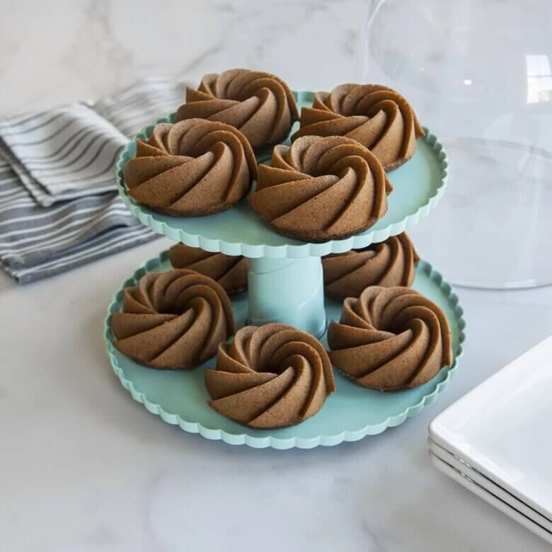 Nordic Ware Etagère ø 25 Cm Kunststof Blauw 5 Nordic Ware Etagère ø 25 Cm Kunststof Blauw - Afbeelding 3