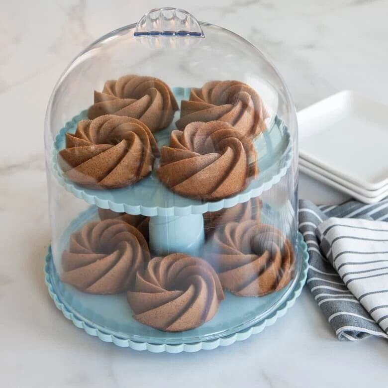 Nordic Ware Etagère ø 25 Cm Kunststof Blauw 4 Nordic Ware Etagère ø 25 Cm Kunststof Blauw - Afbeelding 2