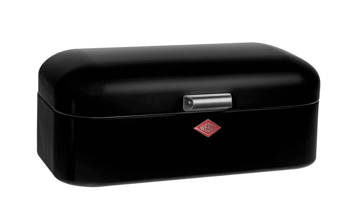 Wesco Grandy Broodtrommel 43 Cm Plaatstaal Zwart 3 Wesco Grandy Broodtrommel 43 Cm Plaatstaal Zwart
