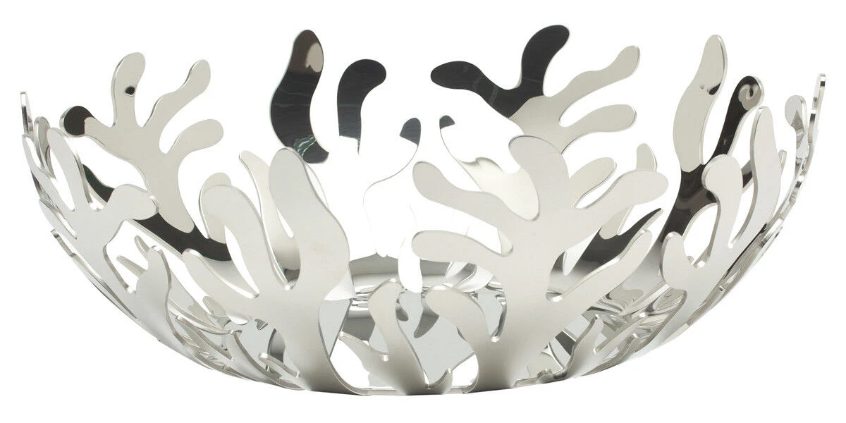 Alessi Mediterraneo Fruitschaal ø 29 Cm Rvs 2 Alessi Mediterraneo Fruitschaal ø 29 Cm Rvs