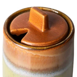 HK Living 70's ACE7083 Suikerpot En Melkkan Aardewerk Peat-Berry 2-delig -Keukenbenodigdheden Winkel ace7083 lr d 01 1