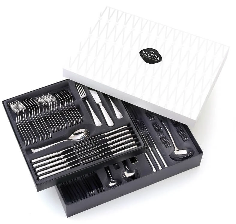 Keltum Haags Lofje Bestekcassette 6-persoons Rvs 40-delig 5 Keltum Haags Lofje Bestekcassette 6-persoons Rvs 40-delig - Afbeelding 4