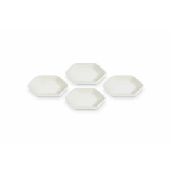 Le Creuset Hexagon Serveerschaaltje 9,5 Cm Aardewerk Meringue 4 Stuks -Keukenbenodigdheden Winkel hexagon serveerschaaltjes meringue 4 stuks 5 1631123889 600x600