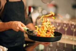 Gastrolux Squality Koekenpan Voor Inductie ø 28 Cm Aluminium Met Blauwe Greep -Keukenbenodigdheden Winkel koek 2