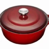 Le Creuset Faitout Braadpan Met Plaatstalen Deksel 4,9 Liter ø 28 Cm Gietijzer Rood -Keukenbenodigdheden Winkel le creuset faitout braadpan rood 1