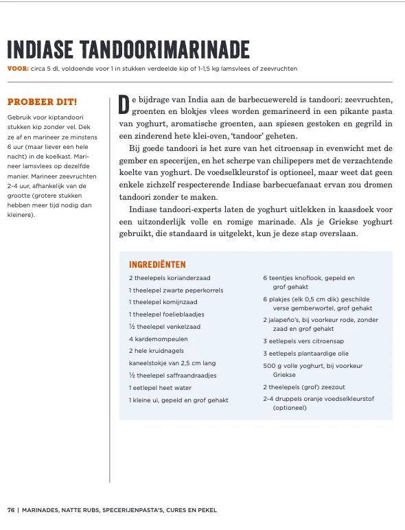 BBQ-sauzen, Rubs En Marinades : Ruim 200 Recepten Om Je Vingers Bij Af Te Likken 18 BBQ-sauzen, Rubs En Marinades : Ruim 200 Recepten Om Je Vingers Bij Af Te Likken - Afbeelding 16