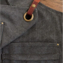 Alaskan Maker N°325 Schort Met Nek- En Middelband Katoen Black -Keukenbenodigdheden Winkel tablier vintage 325 2