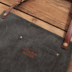 Alaskan Maker N°325 Schort Met Nek- En Middelband Katoen Black -Keukenbenodigdheden Winkel tablier vintage 325 3