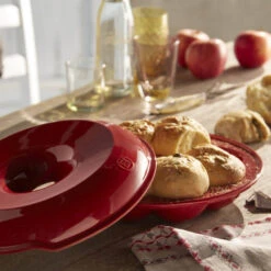 Emile Henry Broodbakvorm Kroonvormig ø 30,5 Cm Aardewerk Rood -Keukenbenodigdheden Winkel univ 1 3 1