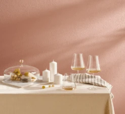 Nude Stem Zero Volcano Witte Wijnglas 700 Ml Kristalglas -Keukenbenodigdheden Winkel volcano wit 3